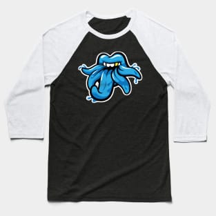 Tongues of Kali (blue version) Baseball T-Shirt